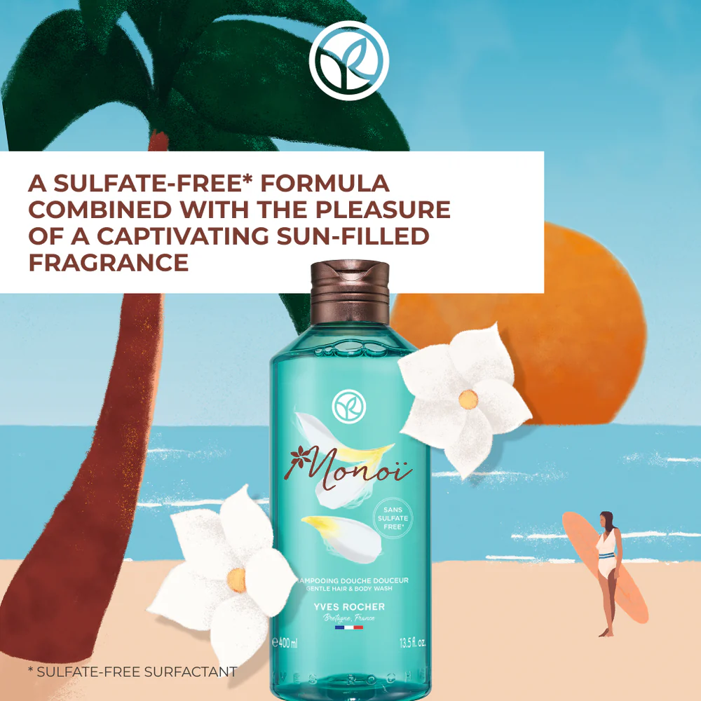 Monoi Gentle Hair And Body Wash - Image 2