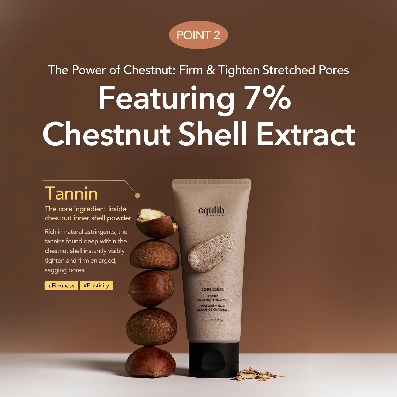 Eau Calm Honey Chestnut Shell Mask - Image 4