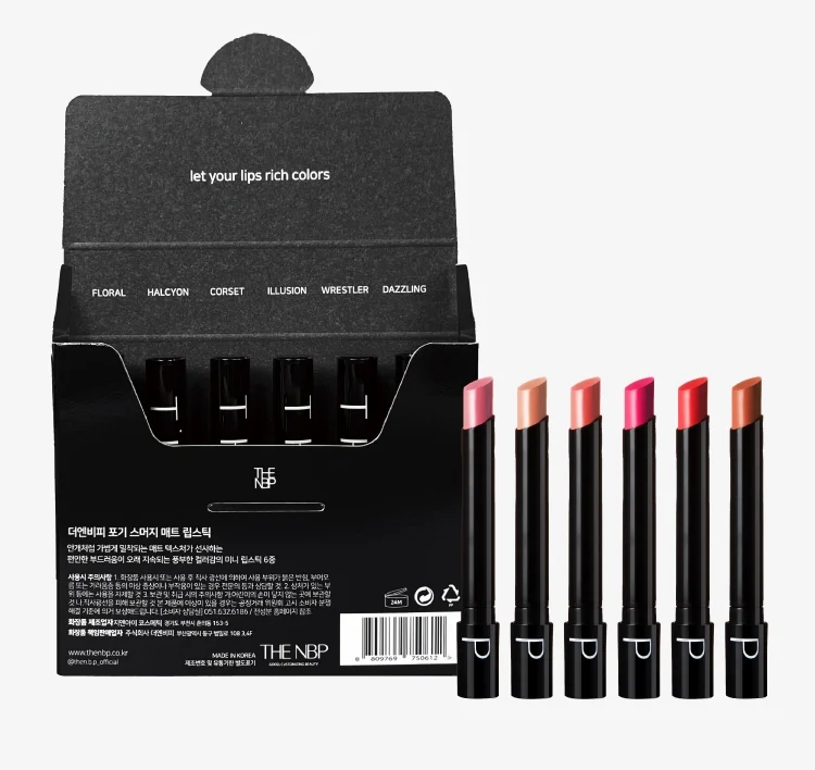 The NBP Pogi Smudge Matte Lipstick 6-Piece Set