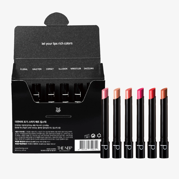 The NBP Pogi Smudge Matte Lipstick 6-Piece Set